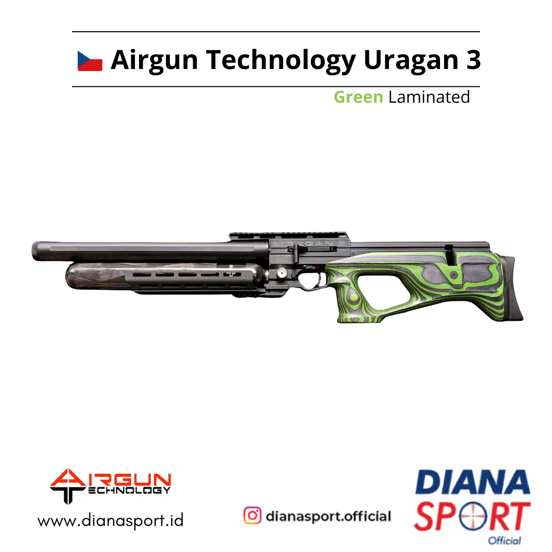Airgun Technology (AGT) Uragan 3 Green Laminated 