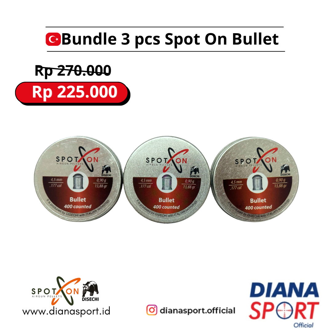 Paket Bundling 3 pcs Spot On Bullet 