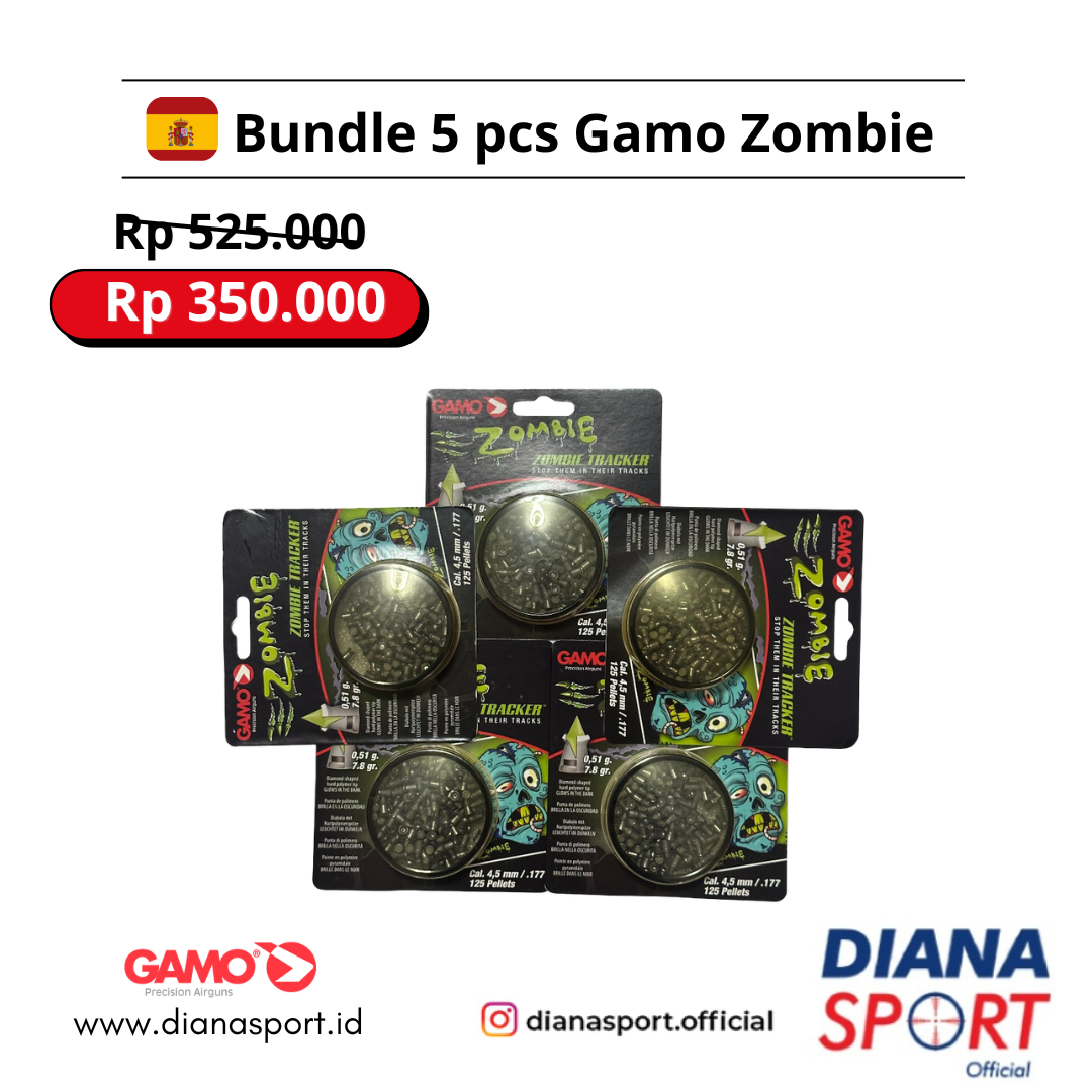 Paket Bundling 5 pcs Gamo Zombie 