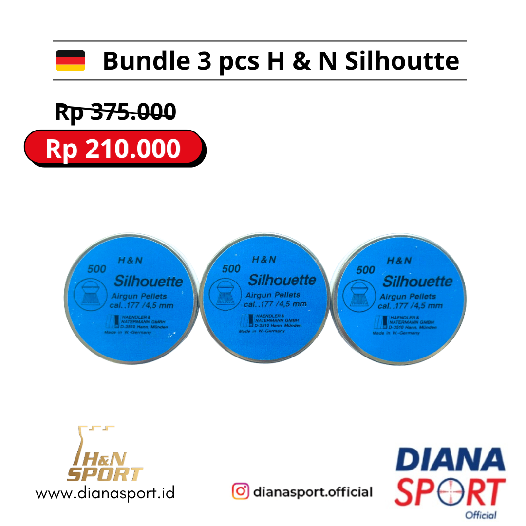 Paket Bundling 3 pcs H & N Silhoutte  
