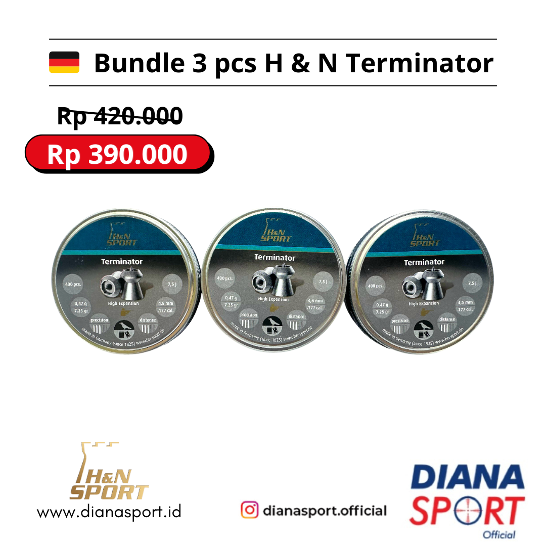Paket Bundling 3 pcs H & N Terminator 