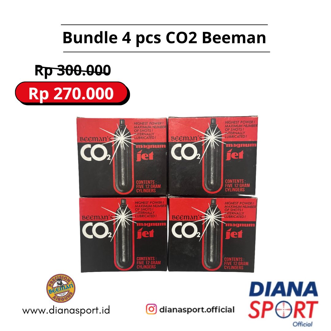Paket Bundling 4 pcs CO2 Beeman 