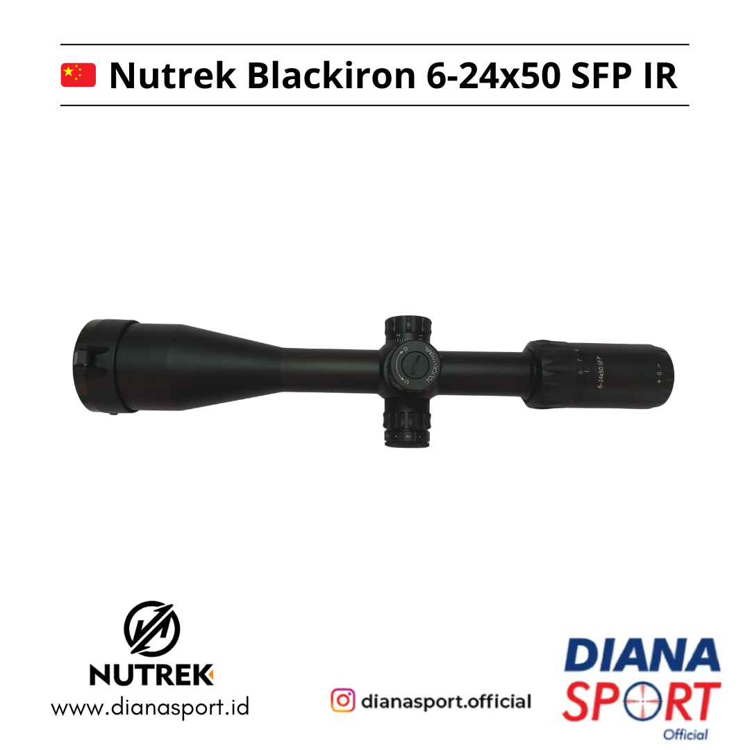 Scope Nutrek Blackiron 6-24x50 SFP IR 