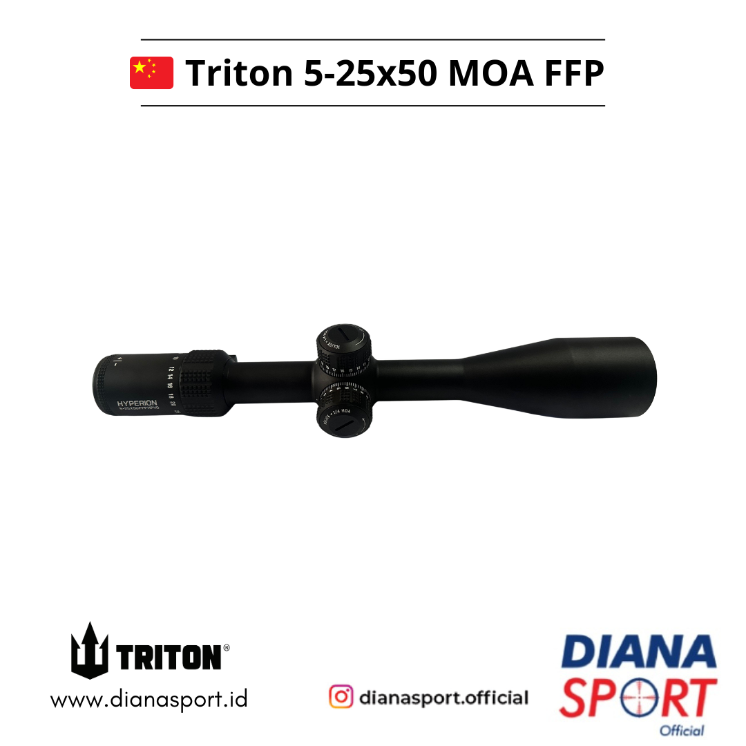 Triton 5-25x50 MOA FFP 