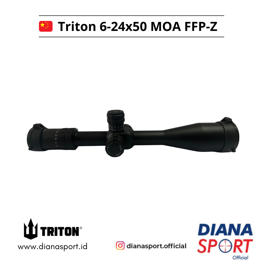 Triton 6-24x50 MOA FFP-Z Telescope 