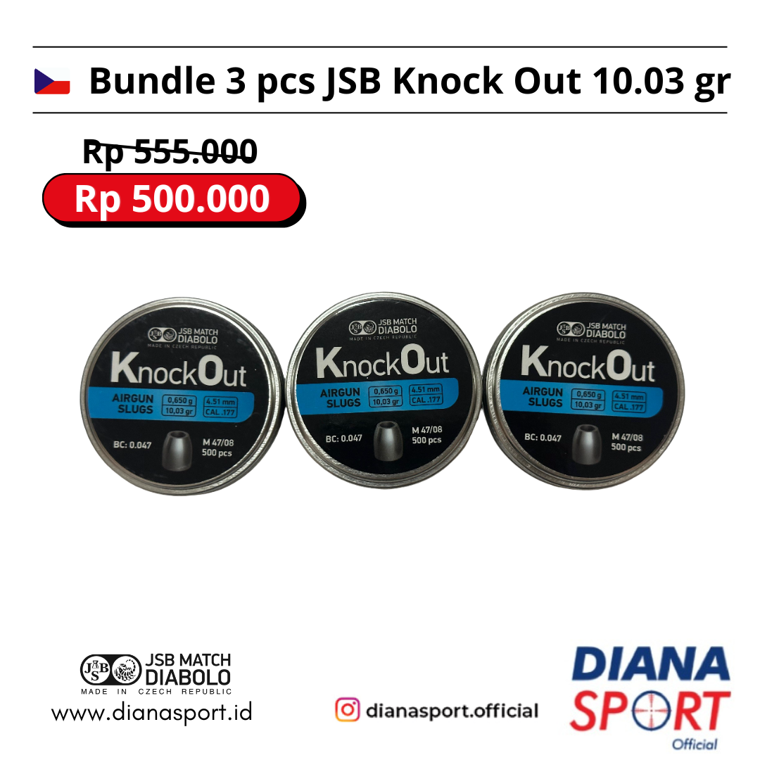 Paket Bundling 3 pcs Knock Out 10.03 gr 