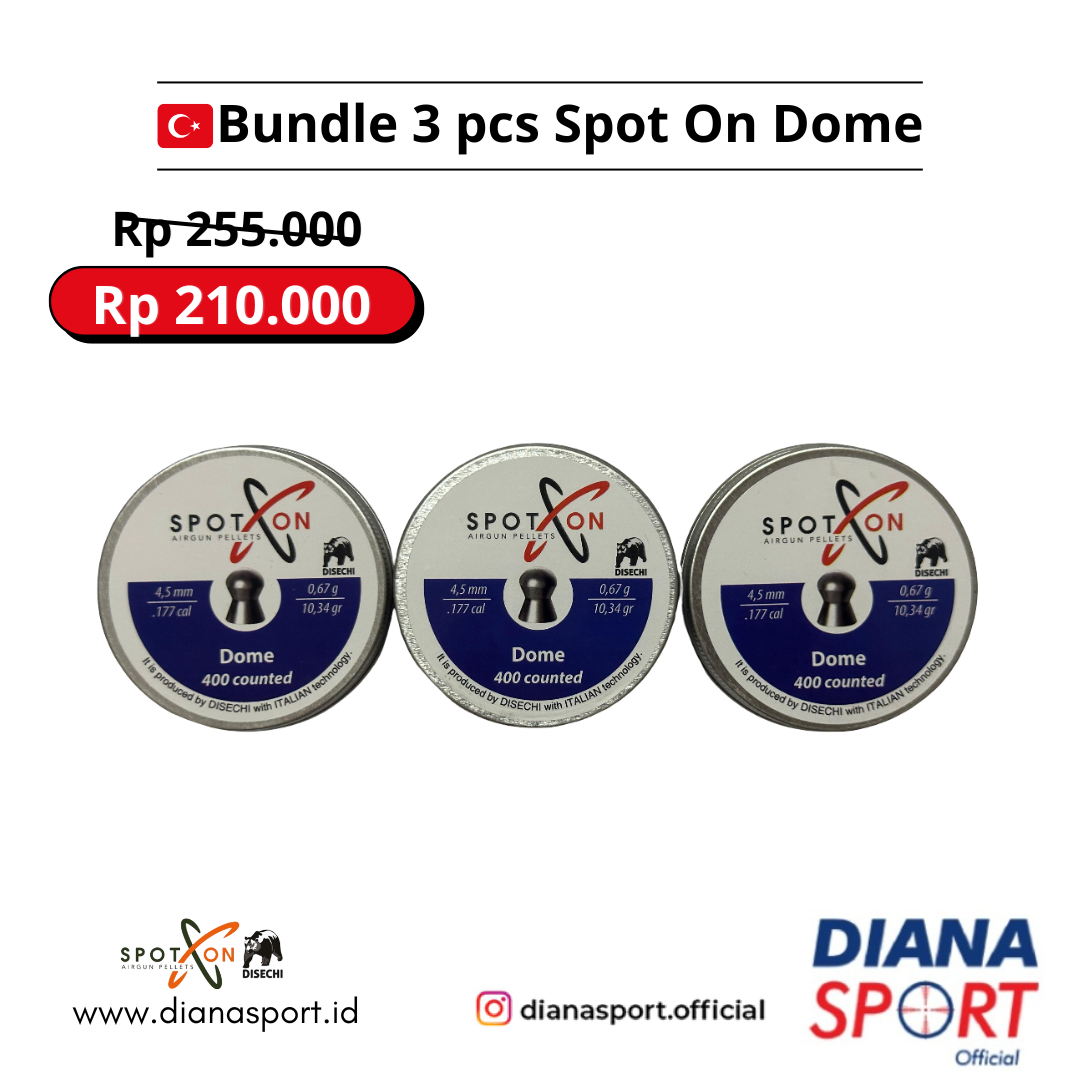 Paket Bundling 3 pcs Spot On Dome 