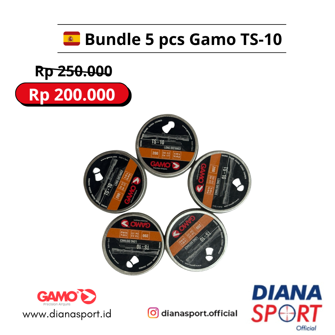 Paket Bundling 5 pcs Gamo TS-10 