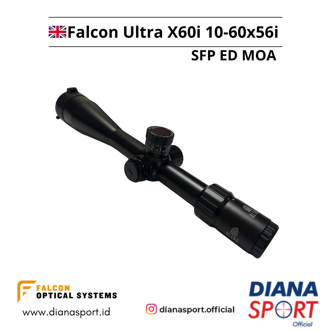 Scope Falcon Ultra X60i 10-60x56i SFP ED MOA 